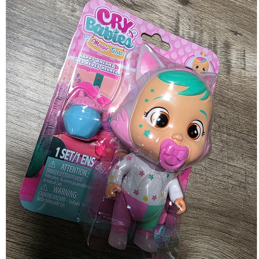 Cry Babies Magic Tears Happy Dreams Zoe Doll Figure with Accessories‎ 87620 NEW